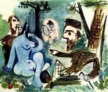 Almuerzo sobre la hierba después de Manet 4 1961 cubismo Pablo Picasso Pinturas al óleo